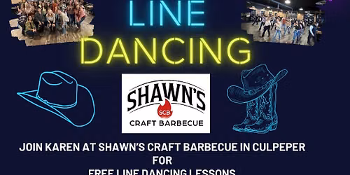 Karen's Line Dancing-BOOM Fitness at Shawn's Craft BBQ