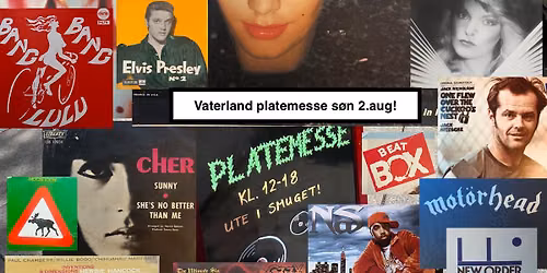 Vaterland Platemesse s\u00f8ndag 2.aug !