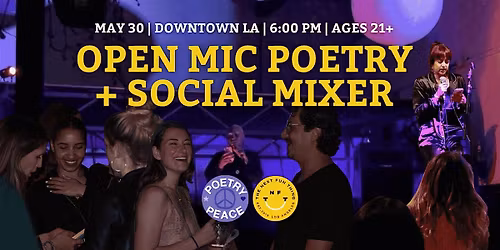 Connect + Create: Open Mic Poetry + Social Mixer