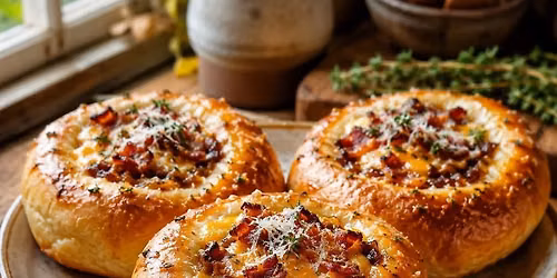 Bakery-Style Maple Bacon & Cheddar Buns \u2014 Florida Academy of Baking