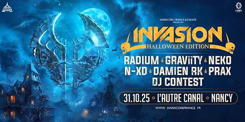 Hardcore France \u2013 Invasion Halloween \u2022 L'Autre Canal Nancy