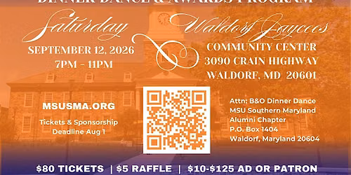 Morgan State University Southern MD Alumni Chapter BODD