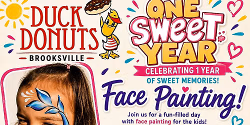 One Sweet Year Celebration \u2013 Face Painting Fun!