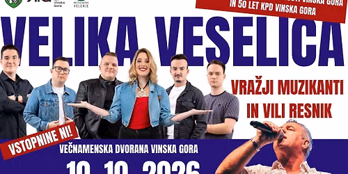 Velika veselica ob prazniku KS Vinska Gora in 50 let KPD Vinska Gora