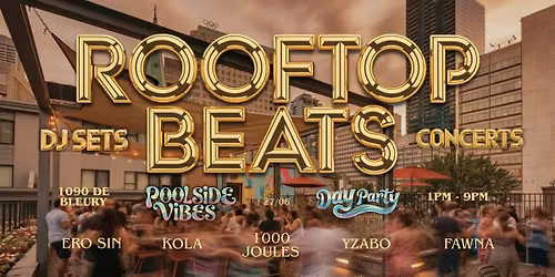 Rooftop Beats: Poolside Day Party x Concerts + DJ sets