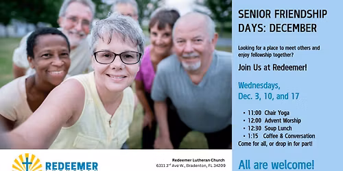 Senior Friendship Day - Dec. 10