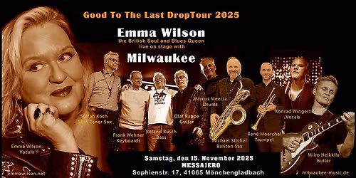Emma Wilson and Milwaukee Live in M\u00f6nchengladbach