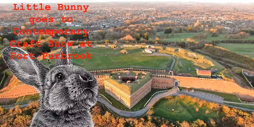 Little Bunny goes to Contemporary Craft Show at Fort Purbrook