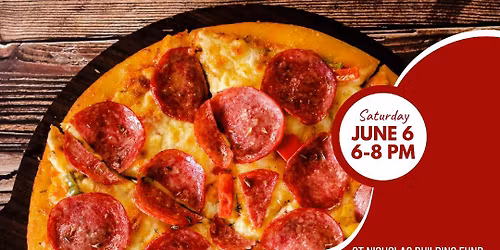 Pizza fundraiser! BYOB!