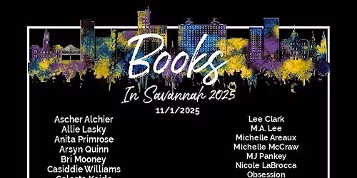 Books In Savannah Author Signing Event