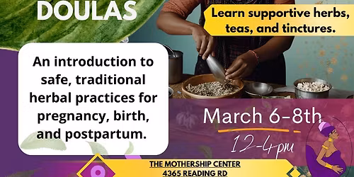 HERBALISM FOR BIRTHWORKERS