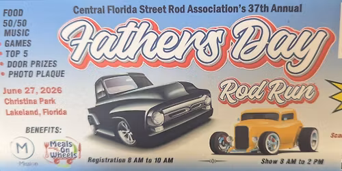 CFLSRA's 37th Annual Fathers' Day Rod Run