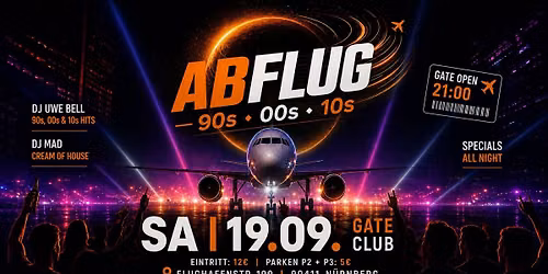 ABFLUG 90\/00\/10 - Sa. 19. September