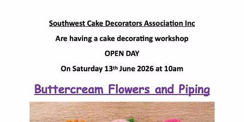 Buttercream Flowers and Piping