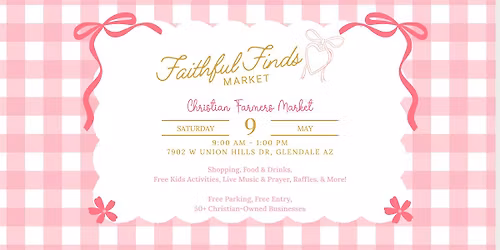 Faithful Finds Market -May 9th
