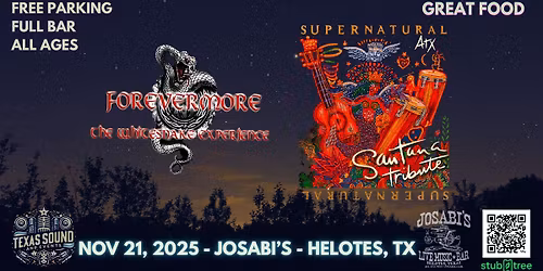 Supernatural ATX (Santana) and Forevermore (Whitesnake)