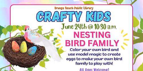 Crafty Kids: Nesting Bird Family