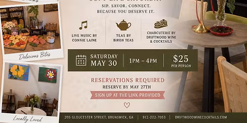 Driftwood's Ladies Group Up Tea Party