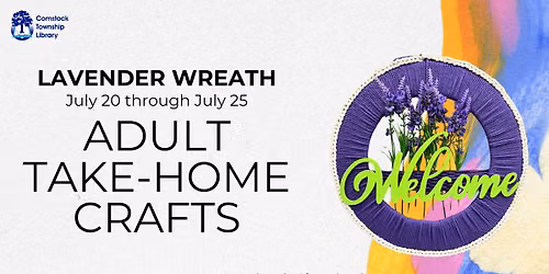 Adult Take-Home Craft: Lavender Wreath