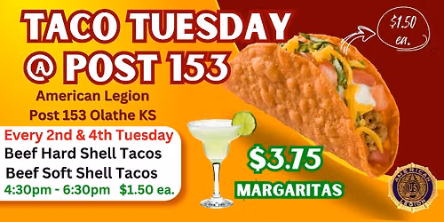 Taco Tuesday at Post 153