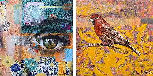 Painting & Drawing with Mixed Media Collage 2-Day Workshop with Christine Peloquin