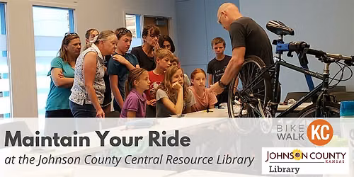 Maintain Your Ride at the Johnson County Central Resource Library