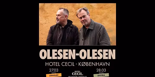 UDSOLGT! Oleson-Olesen | Hotel Cecil, K\u00f8benhavn