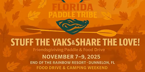 Florida Paddle Tribe's 1st Annual Friendsgiving Paddle & Food Drive