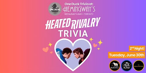 Heated Rivalry Trivia (2nd Night!)