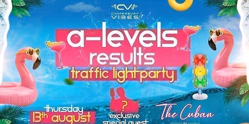 A LEVELS RESULTS PARTY @ THE CUBAN CANTERBURY