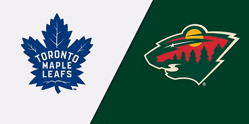 Toronto Maple Leafs at Minnesota Wild at Xcel Energy Center