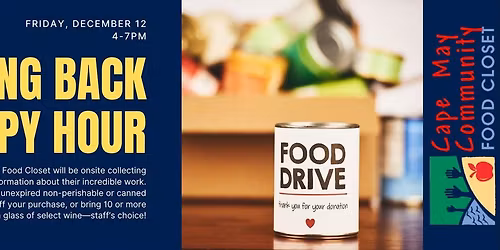 Holly Jolly Happy Hour: Giving Back