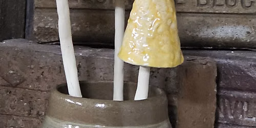 Mushroom Garden Stake