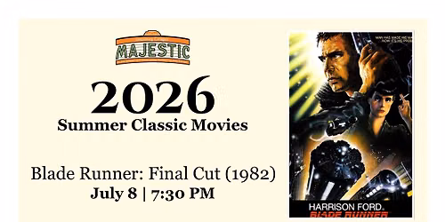Summer Classics: Blade Runner: The Final Cut