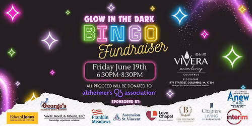 Glow in the Dark BINGO Fundraiser