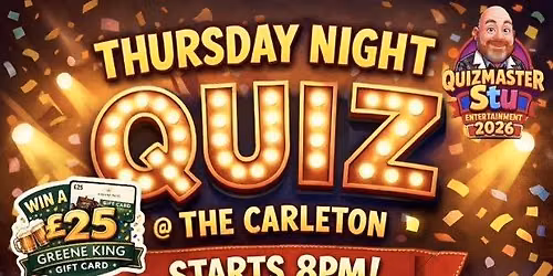 THURSDAY NIGHT QUIZ