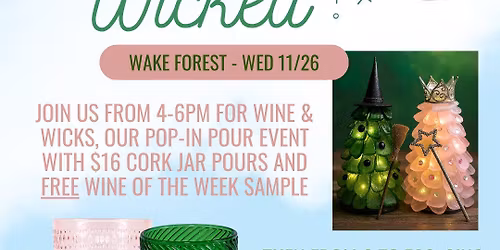 Wine & Wicked - Seaglass and Candle Pour