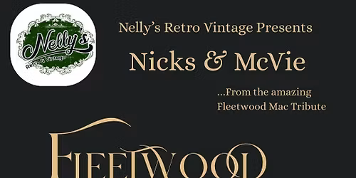 TICKETS ON SALE NOW - Fleetwood Mac tribute show Saturday 27th December from 8.30pm 