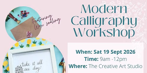 Sat 19 Sept - Modern Calligraphy