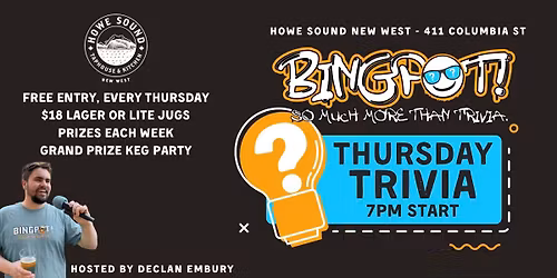 Bingpot! Trivia - New West