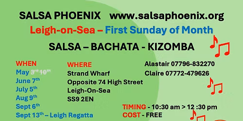 Salsa Phoenix - Sunday Monthly in Leigh-on-Sea