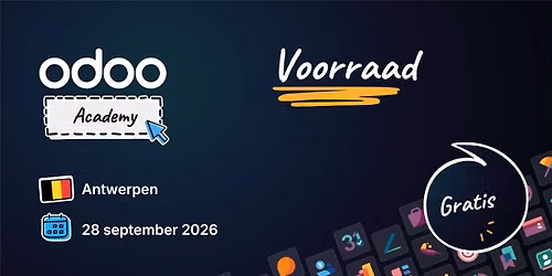Odoo Academy Voorraad  - Antwerpen