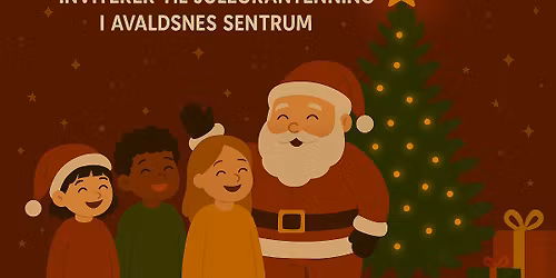 Julegrantenning i Avaldsnes sentrum 