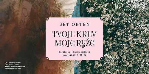 Vernis\u00e1\u017e v\u00fdstavy Bet Orten: TVOJE KREV \/ MOJE R\u016e\u017dE
