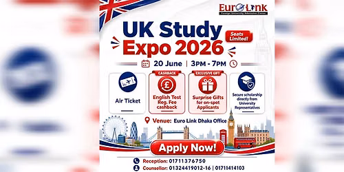 UK Study Expo 2026 - Euro Link Consultancy (Dhaka)