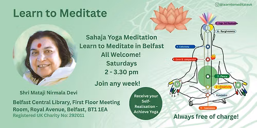 Learn to Meditate in Belfast - Free 10 Week Course - Get Connected