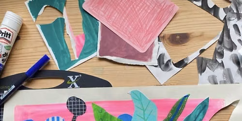 Collage Studio Summer Camp (ages 6-8) with Gwyn Pevonka