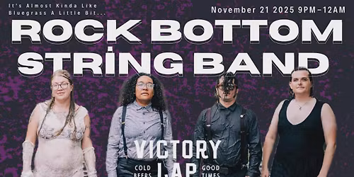Rock Bottom String Band At Victory Lap On Rainey