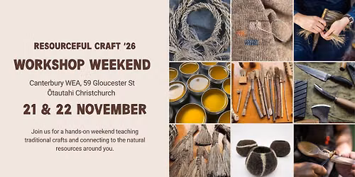 Resourceful Craft Workshop Weekend