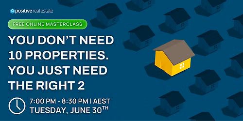 You don\u2019t need 10 properties. You just need the right 2